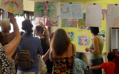 Exposición de arte en Algeciras realizadas por grupo de mujeres en el taller de Arte Terapia