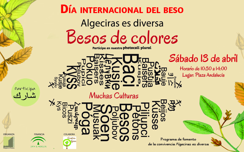 Algeciras es diversa celebra el Día Internacional del Beso con actividades lúdicas y festivas, el sábado en la plaza Andalucía