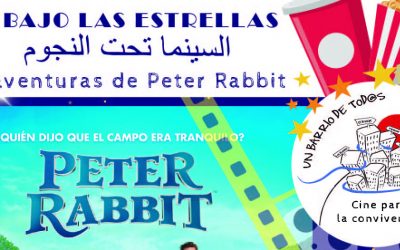 Un barrio de todos proyecta Peter Rabbit en la barriada Miramar de Ceuta dentro de su Cine bajo las estrellas