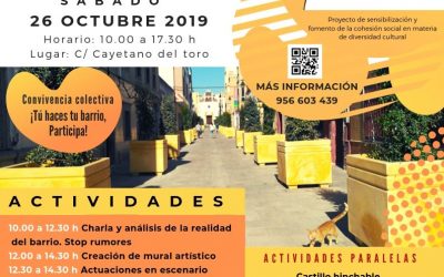 El Barrio de La Caridad disfrutará de una jornada de convivencia intercultural organizada por Un Barrio de Tod@s