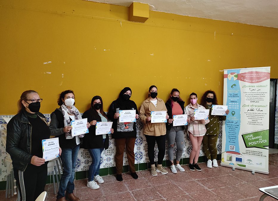 Mujeres de la zona sur de Algeciras se forman en nuevas técnicas y habilidades para encontrar empleo en el sector de la limpieza