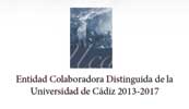 Entidadad Colaboradora Distinguida de la Universidad de Cádiz 2013-2017 