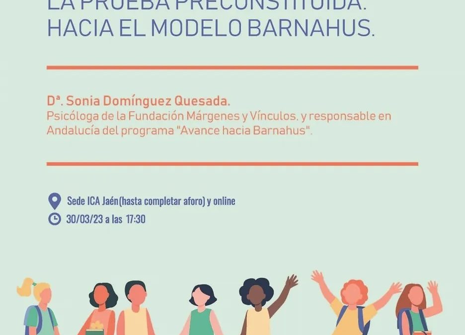 Ponencia sobre el modelo Barnahus en el Colegio de Abogados de Jaén