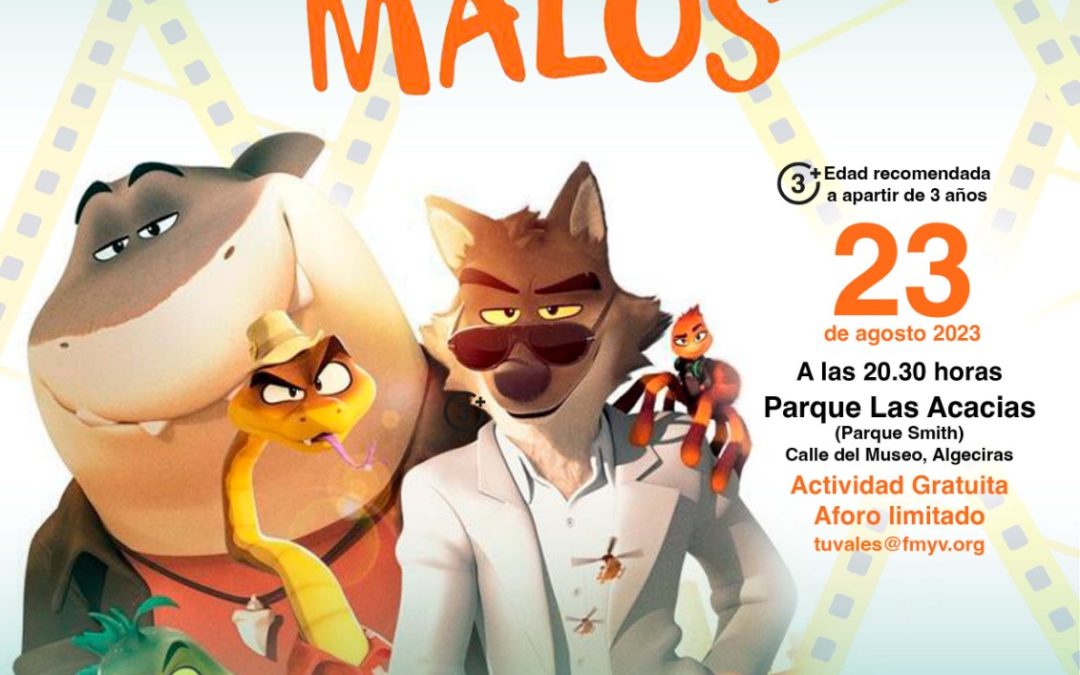 Más cine de verano con Márgenes y Vínculos en el parque de Las Acacias y el barrio de Los Toreros en Algeciras