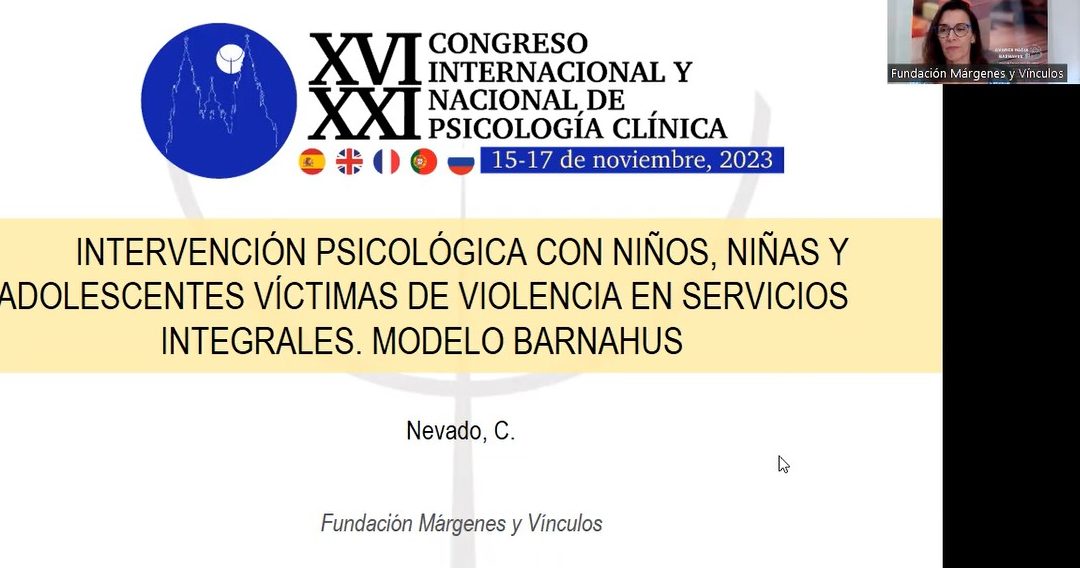 Ponencia intervención psicológica con niños, niñas y adolescentes víctimas de violencia en servicios integrales. Modelo barnahus