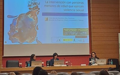 Celia Nevado imparte una ponencia en un seminario Internacional sobre explotación sexual de la infancia y la adolescencia organizado por FAPMI