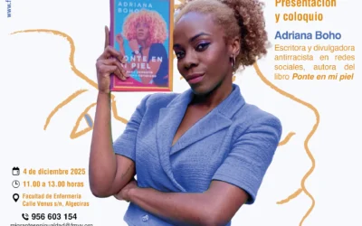 La escritora Adriana Boho presenta su libro Ponte en mi piel en Algeciras para ilustrar una jornada sobre racismo y odio